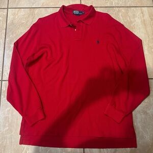 Red Polo Ralph Lauren Men’s long sleeve Size XL